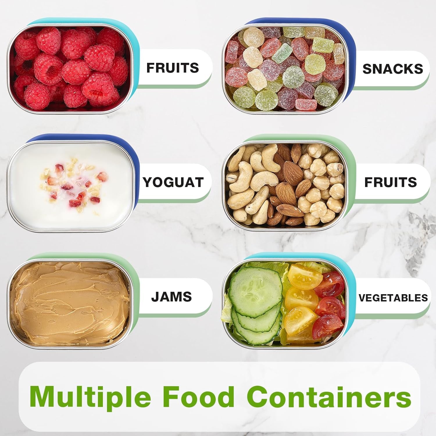 Snack Containers (3 pack)