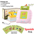 Early Education Flash Card Learning Toys Talking Flashcards for Kids Preschool English Electronic Audio Book Machine Gift