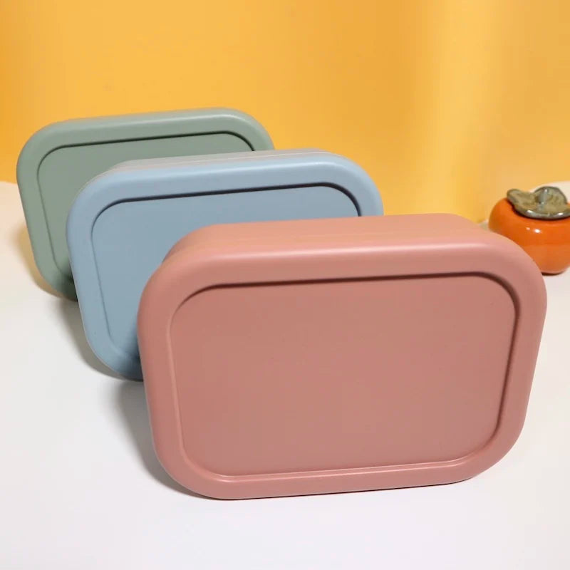 Silicone Lunch Box - 3 compartment