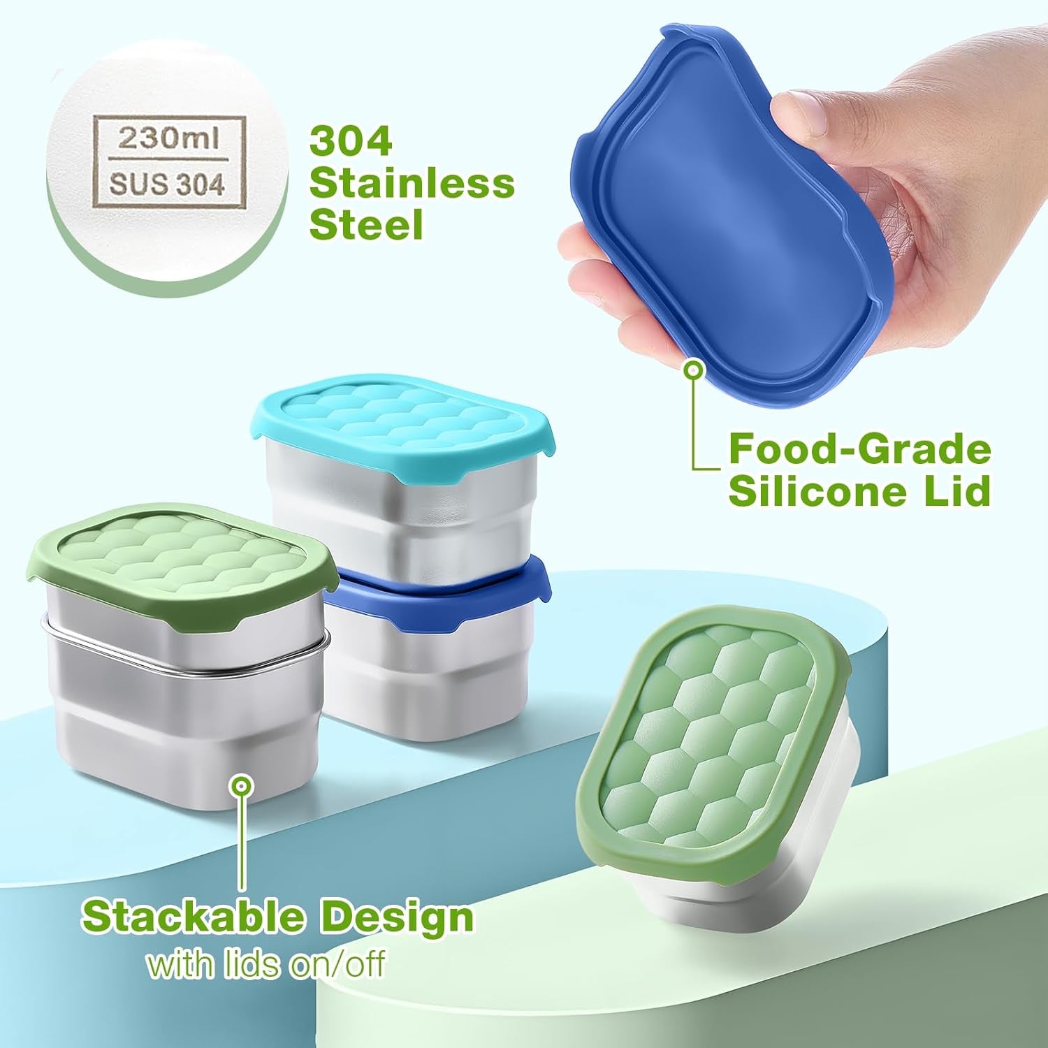 Snack Containers (3 pack)