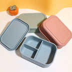 Silicone Lunch Box - 3 compartment